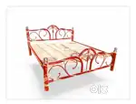 NEW IRON BED.(BROWN COLOUR)