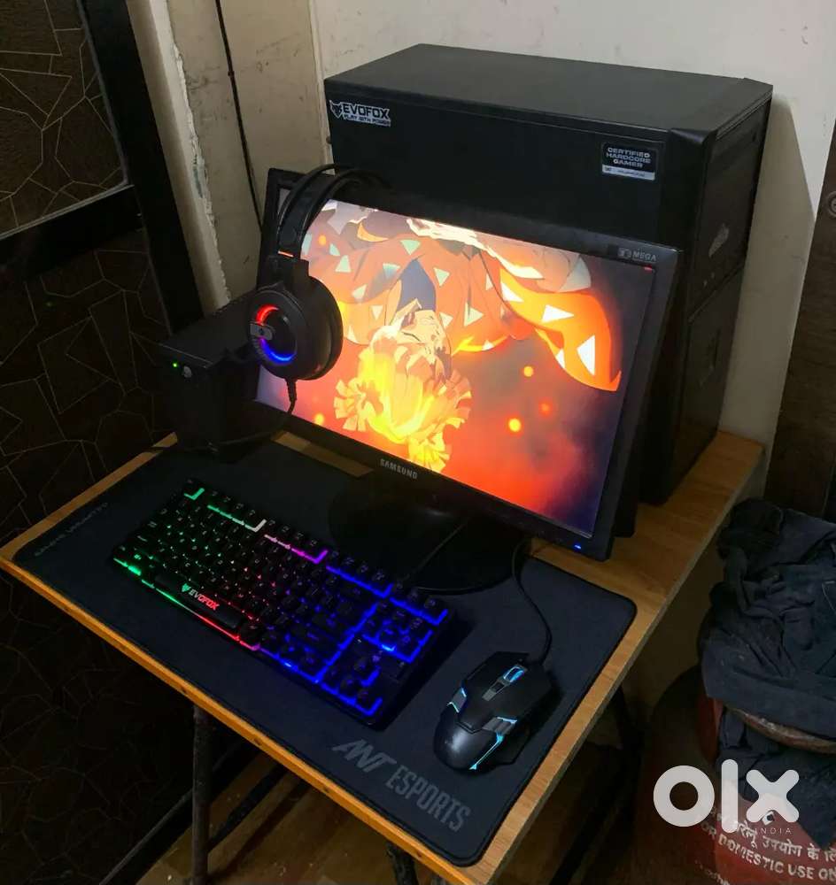 Complete Gaming PC Setup - i5 3rd Gen, GT 1030, Monitor & Accessories