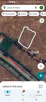 Paddy agriculture land for selling road point