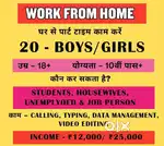 Work from home - online work