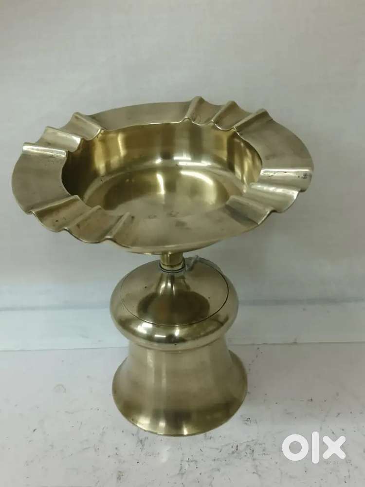 Antique pure brass solid heavy big cigar 16/16 cm.