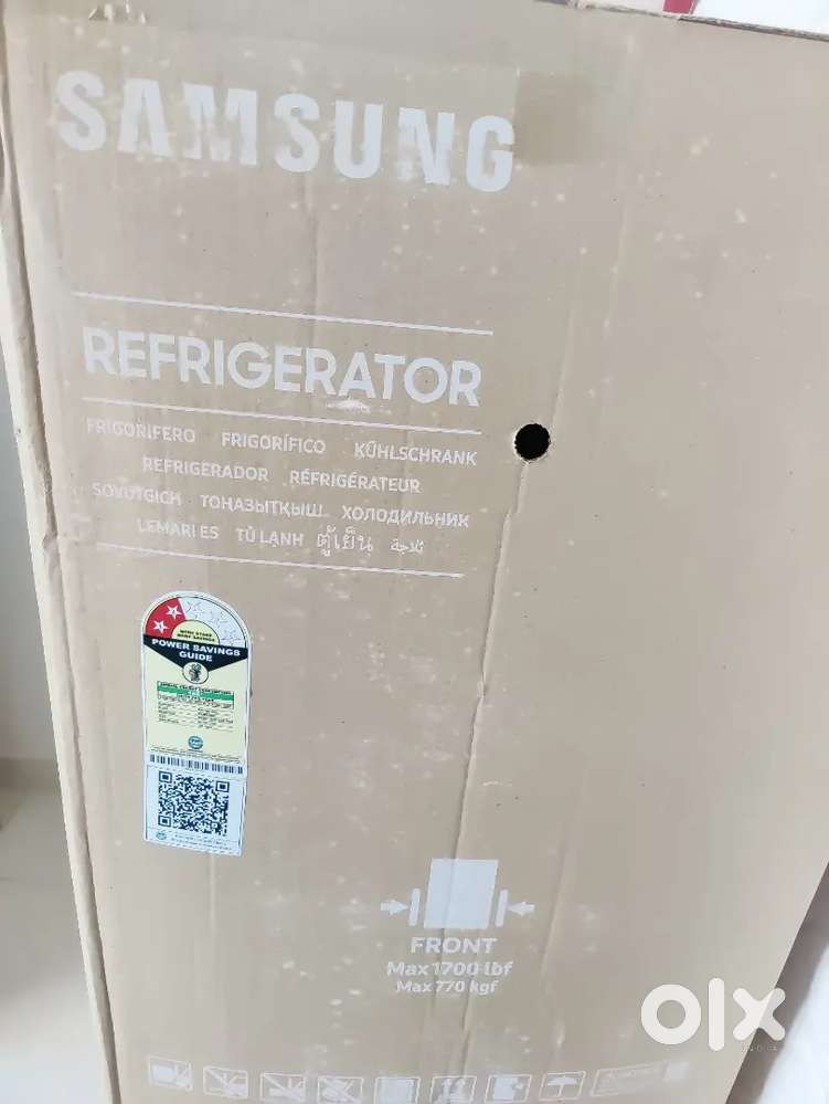 New Samsung 183 literes 2 star single door fridge
