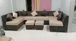 U SHAPE SOFA WITH DUAL COLOUR AT BEST PRICE IN STARF FURNITURE.
