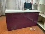 L type office table