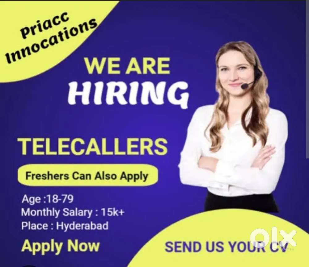 Tele caller in sales marketing