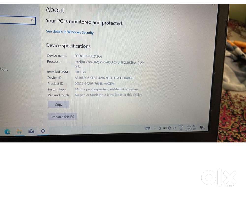 Dell i5 7000 series 7548