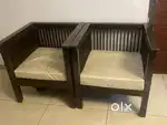 (3+2) wood Sofa set in excellent condition..