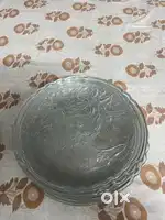 Glass Borosil dining - 6 full plates, 6 half plates and 19 bowls