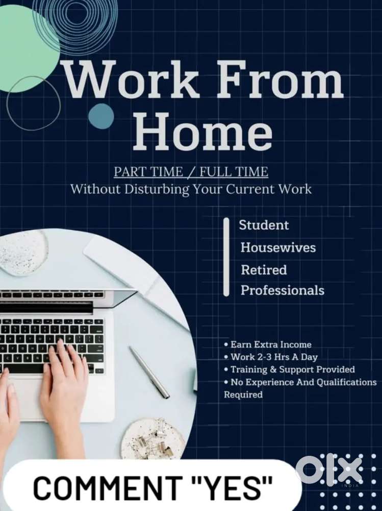 Work From Home (Part Time /Full Time ) Time Flexible