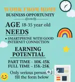 Online work from home