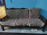 Five-Seater Sofa Set with Table – Good Condition