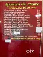 Hyderabad kg biryani