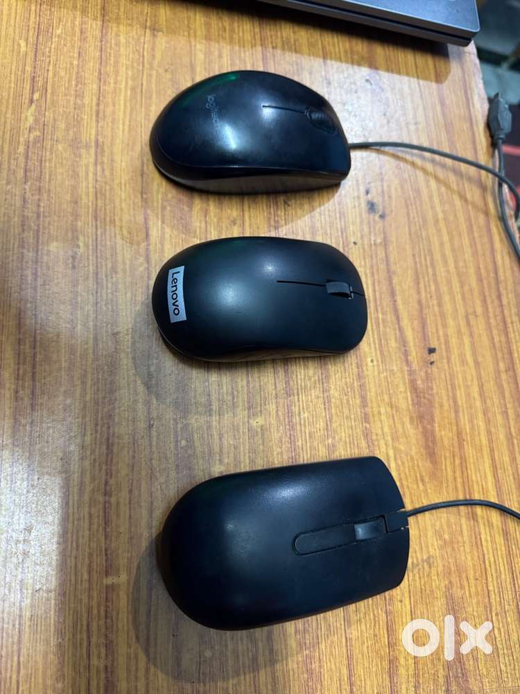 3 Mouse, Lenovo, Logitech, Dell