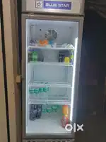 Blue star comercial fridge for selling drings etc