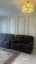 3+2 sofa set with 4 recliners, one yr old, very good condition