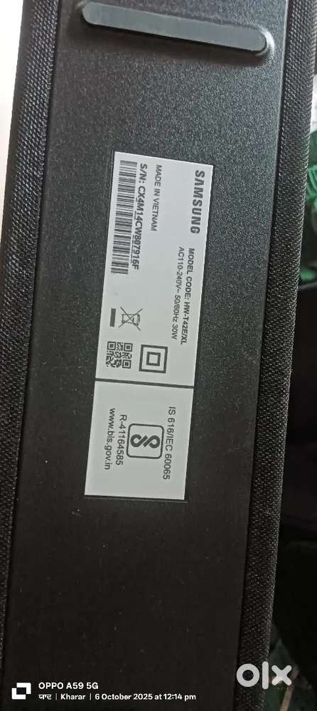 Samsung 150 W Dolby Digial Bluetooth Soundbar HW-T42E 2.1 Channel.