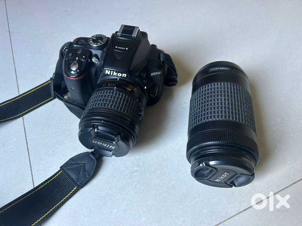 Nikon D5300 DSLR Camera with 18-55mm and 70-300 mm lens