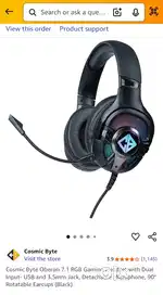 Monitor+headset+keyboards+Office Chair
