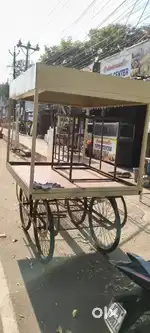 Food stall coconut counter