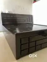 Wooden bed