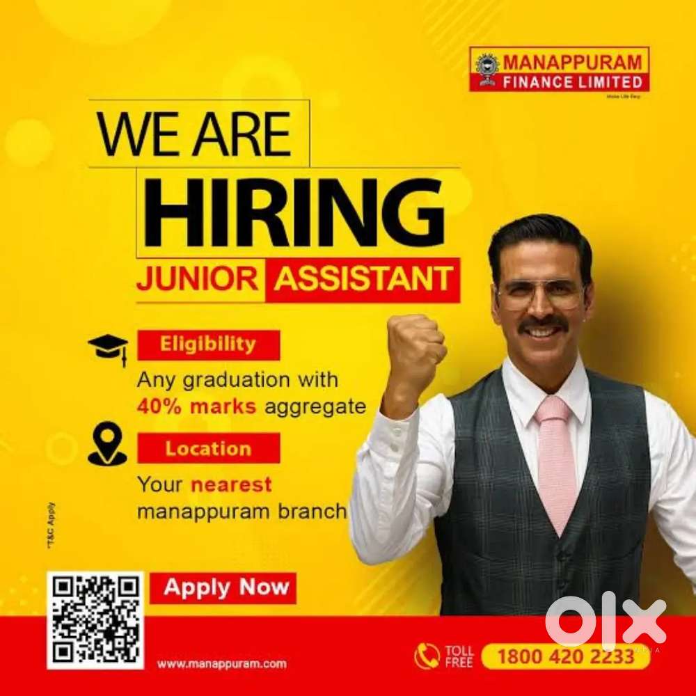 junior assistant vacancy @thengana branch