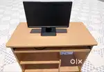Complete Workstation: Computer Table + Dell Monitor –Plug & Play Setup