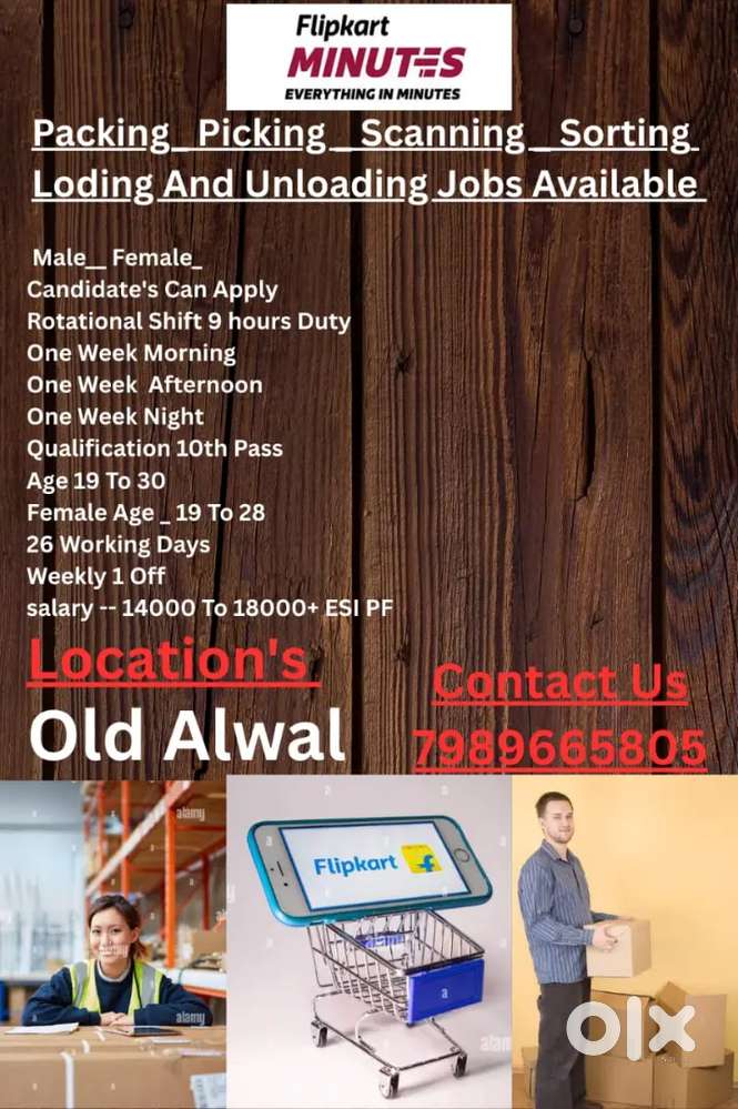 Wanted picker and packer jobs available at old Alwal