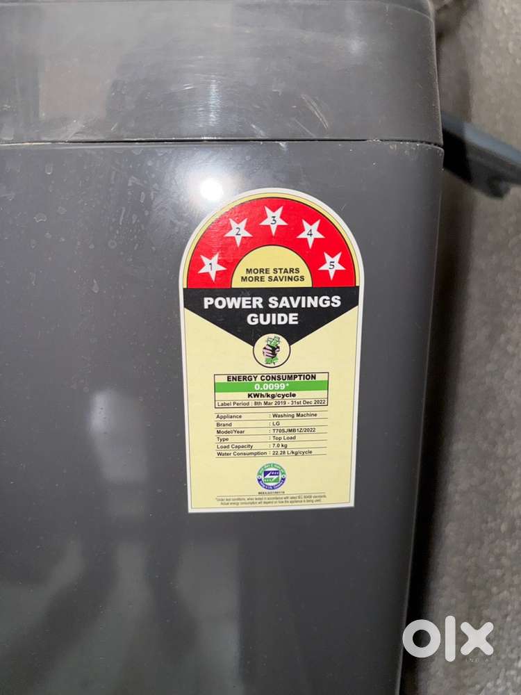 Lg fully autometic top load 5 star
