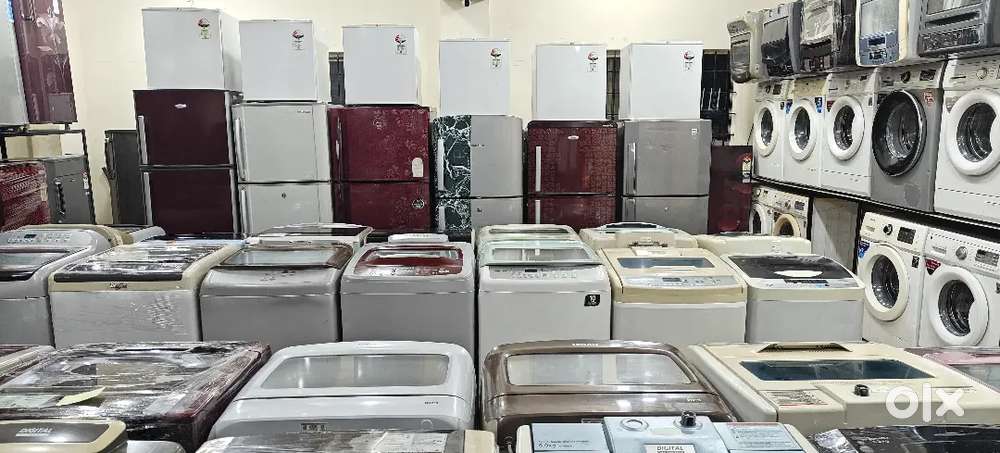 All brand double door refrigerator and top load available