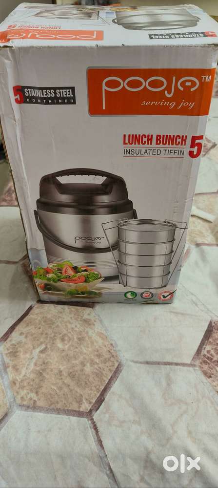 5 Box fully steel body Lunch Box