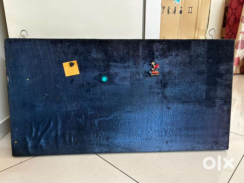 Display notice board made up of wood