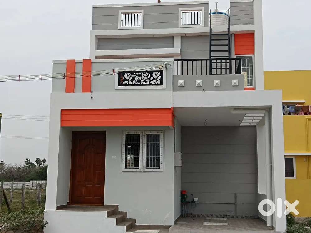 Thinnanur 2 BHK Villa @ 47 Lakhs. Near Oxford School, North Facing