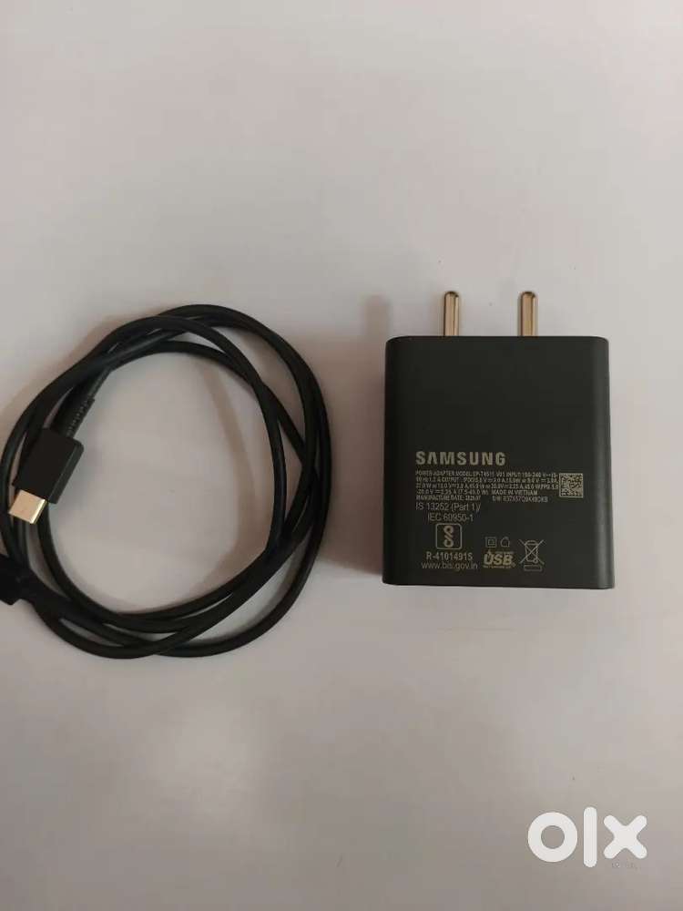 Samsung 45w original charger fine working with cable