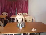 Table & chairs tables=4 chairs=15 band New Cash counter