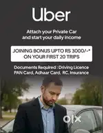 ATTACH YOUR PRIVATE CAR WITH UBER GET 3000 SIGNUP BONUS