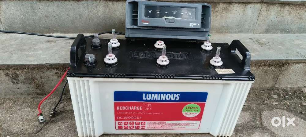 1.5 years inverter luminous battery luminous good backup