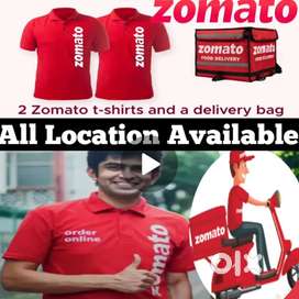 FREE JOINING 100 Delivery boys Zomato Food Delivery jobs