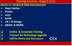 Hands on web & Mobile App Development Training