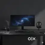 Desktop Computer with Monitor and Accessories
