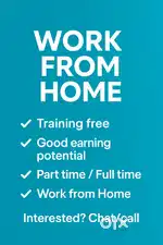 Work from homepart time job
