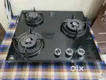 Haffele Electric 3 burner auto ignition gas stove