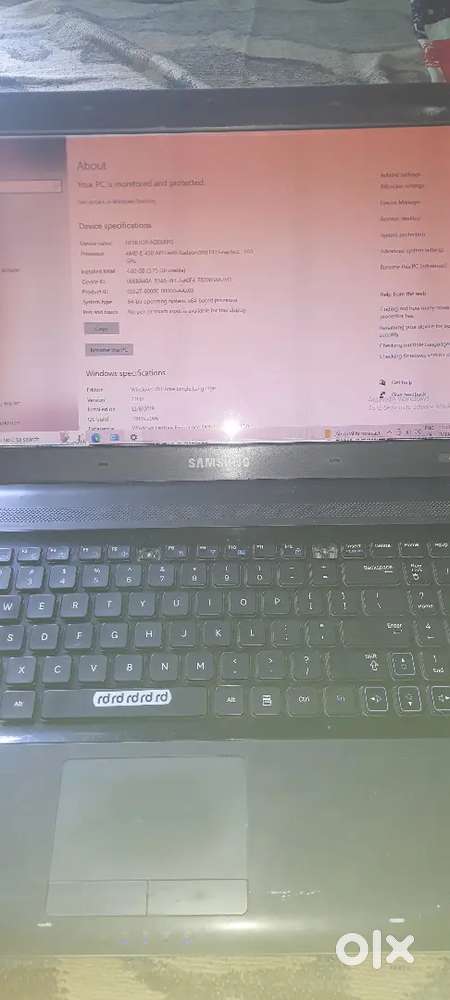 Samsung laptop Model-RV513