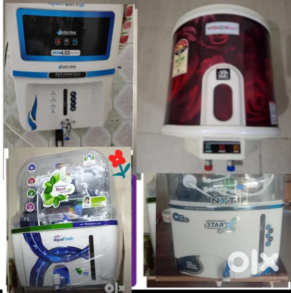 AQUA WATER PURIFIER FILTER RO, CHIMNEY, GEYZER, SALE REPAIR