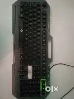 Frontech Super Design Gaming Keyboard and Optical Mouse,RGB Backlight.