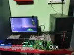 Acer cpu and hp monitor with wifi dongal