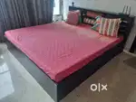 King size bed with mattress