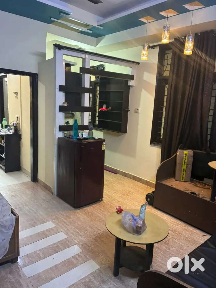 Fully furnished front facing with balcony 1 BHK