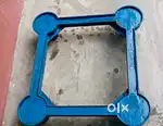 Refrigerator stand with water drain tray (50 cm × 50 cm)