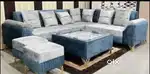 NEW L TYPE DOUBLE HANDLE SOFA IN STRIP AVAILABLE AT ZAM ZAM FURNITURE