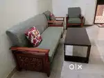 Sofa set and table(only 5 month old)